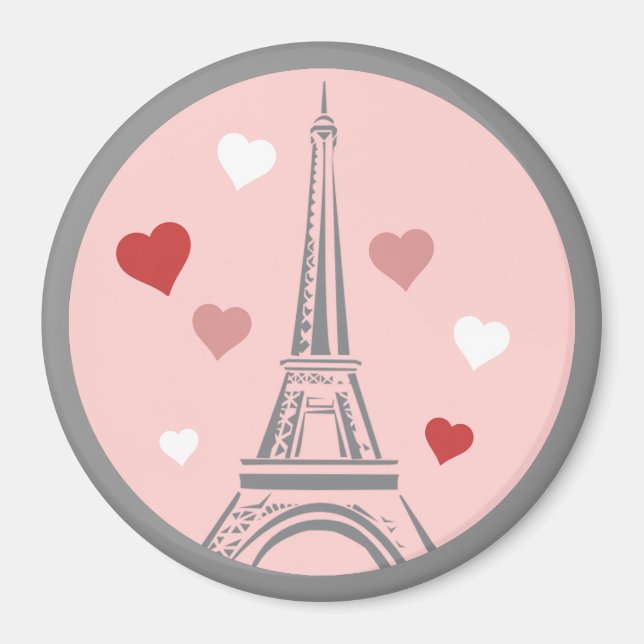 Kärlek Paris Magnet (Framsidan)