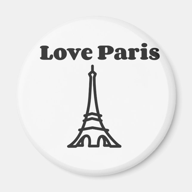 Kärlek Paris Magnet (Framsidan)