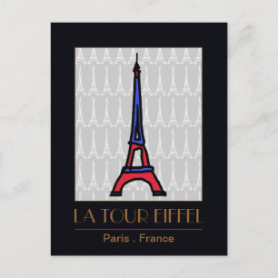 kärlek Paris Vykort