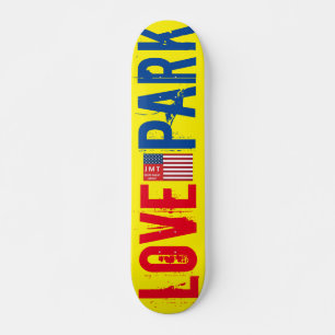 KÄRLEK PARK Skateboard, 7¾ tum Deck Mini Skateboard Bräda 18,5 Cm