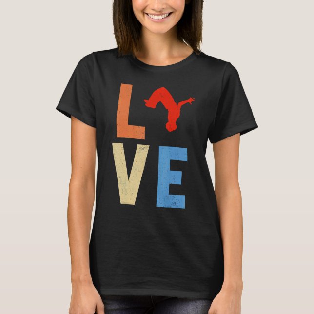 Kärlek Parkour T Shirt (Framsida)