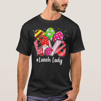 Kärlek Påsk Gnome Lunch Dam Bunny Glad påsk dr T Shirt