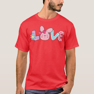 Kärlek påsk retro t shirt