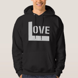 Kärlek Påstående Hoodie