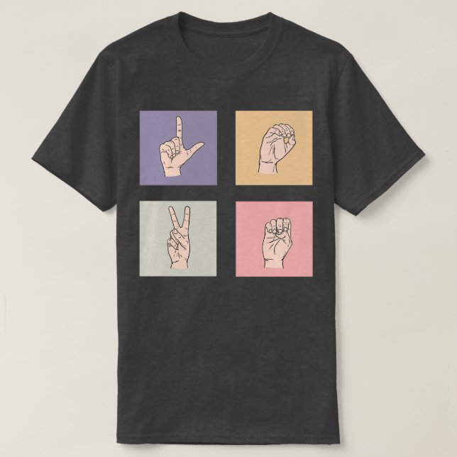 KÄRLEK Pastel T Shirt (Design framsida)