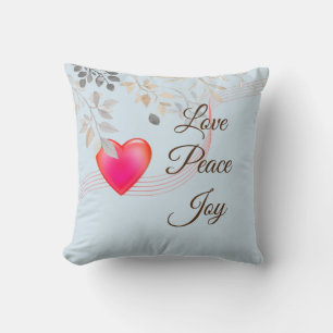Kärlek Peace Joy II Kudde