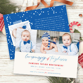 Kärlek Peace Joy Tiny Kisses Baby 1 jul Julkort