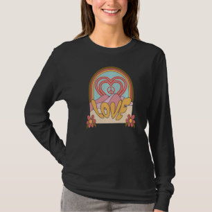 Kärlek Peace Pacifist Kindness Romantic Valentine T Shirt