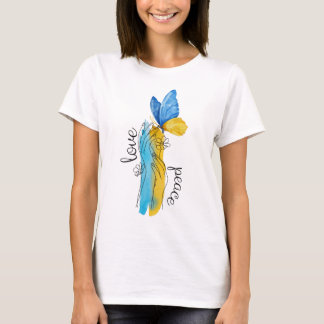 Kärlek, Peace Ukraina T Shirt