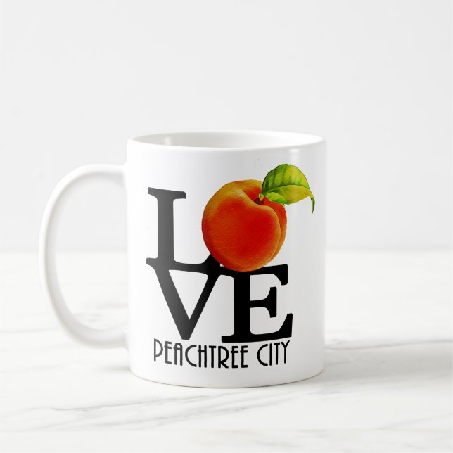 KÄRLEK Peachtree City 11oz Kaffemugg (Vänster)