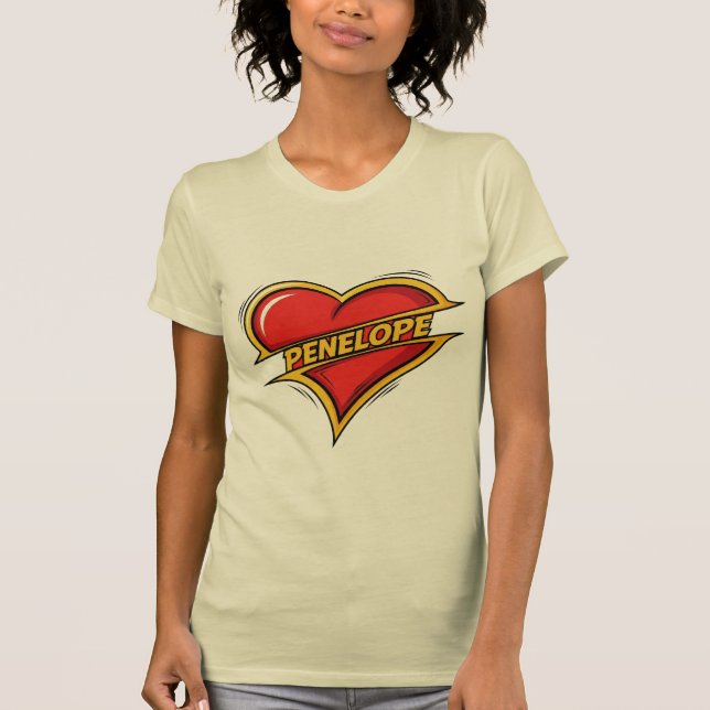 Kärlek Penelope T Shirt (Framsida)