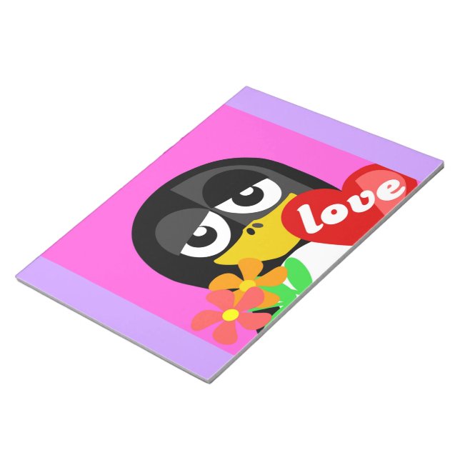 KÄRLEK PENGUIN ANTECKNINGSBLOCK (Vinklad)