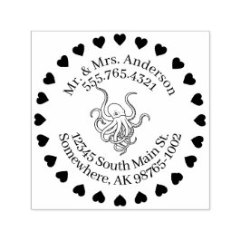 Kärlek, personlig kontakt självfärgande stämpel