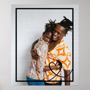 Kärlek-personligens foto av  anpassningsbar gjord poster