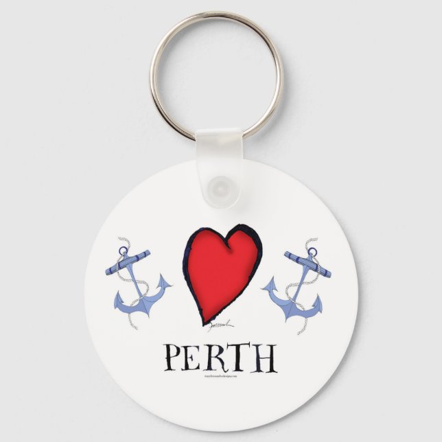 kärlek perth nyckelring (Framsida)