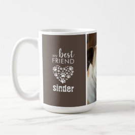 Kärlek Pet Hund Photo Personlig Kaffemugg