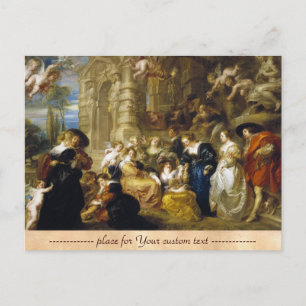 Kärlek Peter Paul Rubens mästerverk Vykort