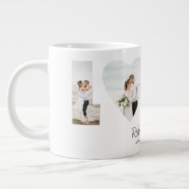 Kärlek Photo Collage 4 Photos Anniury Gift Jumbo Mugg
