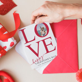 Kärlek Photo Lycklig Valentine Julkort