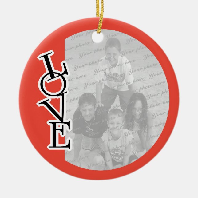 Kärlek Photo Ram Helgdag Dekoration (Framsidan)