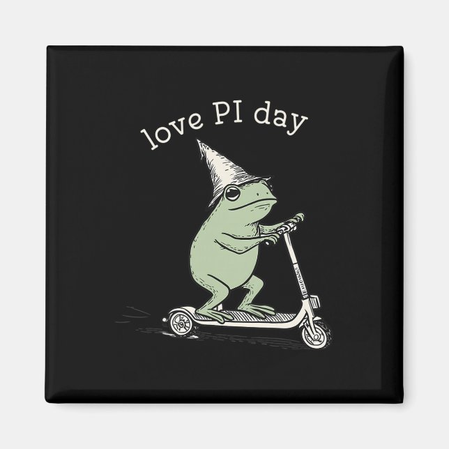 Kärlek Pi-dagen Matematiklärare Algebra Betyg Lära Magnet (Framsidan)