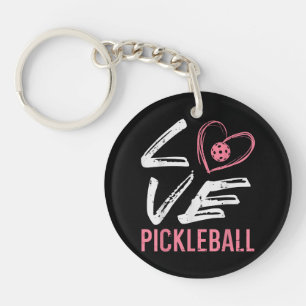 Kärlek Pickleball Heart Pickle Boll Women Kids Kid