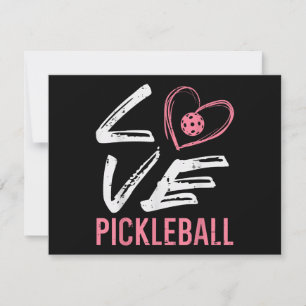 Kärlek Pickleball Heart Pickle Boll Women Kids Kid