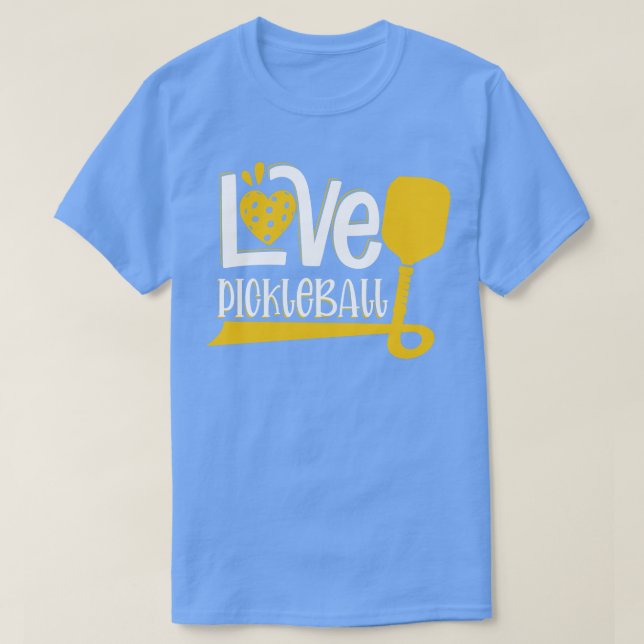 Kärlek pickleball t shirt (Design framsida)