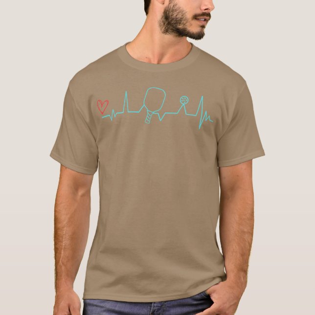 Kärlek Pickleball vintage T Shirt (Framsida)