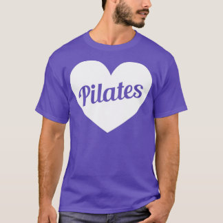 Kärlek Pilatus Älskare pilates i mitt hjärta T Shirt
