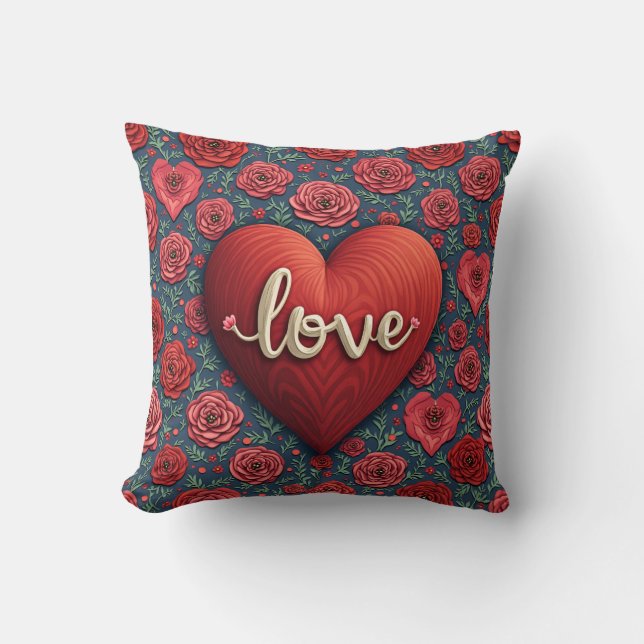 Kärlek Pillow Kudde (Framsida)
