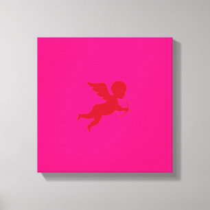 Kärlek Pinch - Wrapped Canvas / Cupid Cherub