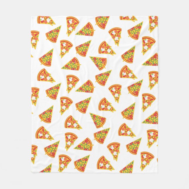 Kärlek Pizza Fleecefilt (Framsidan)