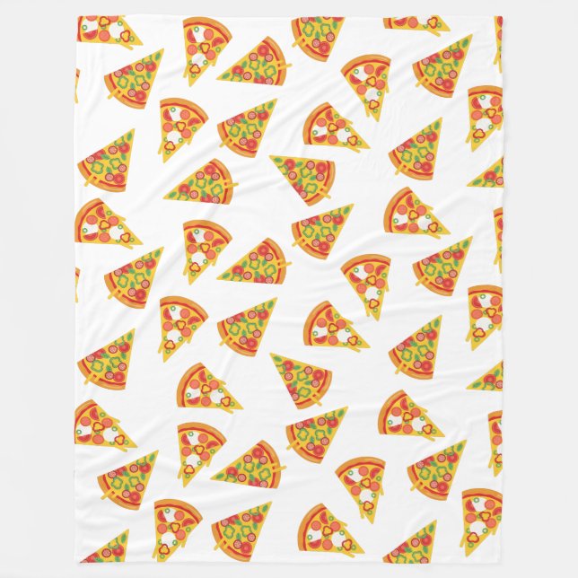 Kärlek Pizza   Fleecefilt (Framsidan)