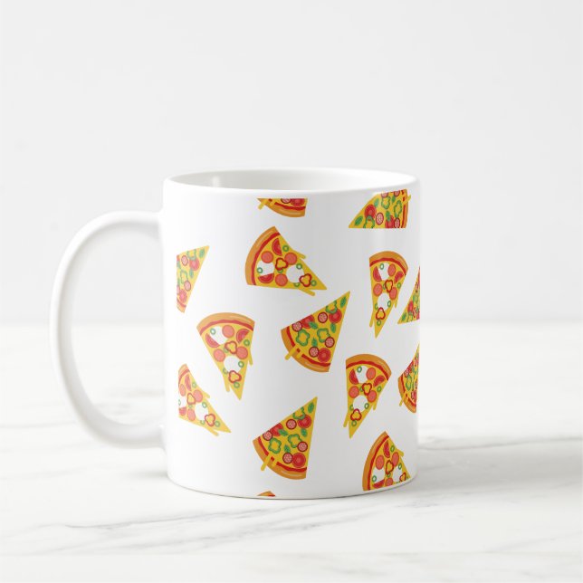 Kärlek Pizza Kaffemugg (Vänster)