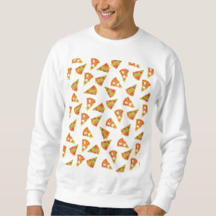 Kärlek Pizza Lång Ärmad Tröja