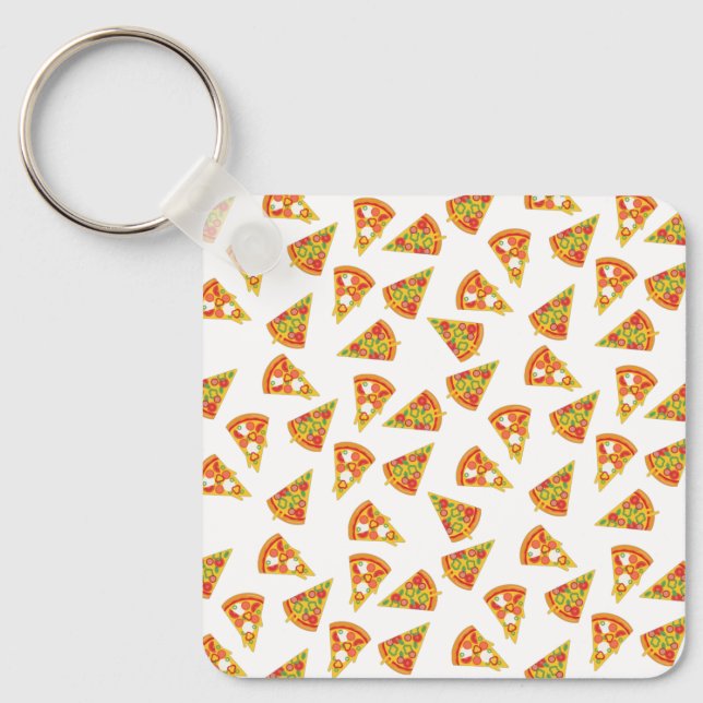 Kärlek Pizza   Nyckelring (Framsida)
