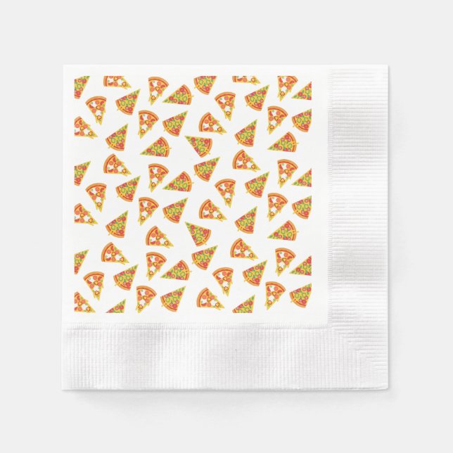 Kärlek Pizza Pappersservett (Framsidan)