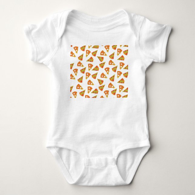 Kärlek Pizza T Shirt (Framsida)