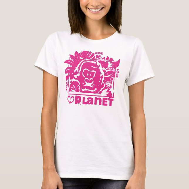KÄRLEK PLANET TEE SHIRT (Framsida)