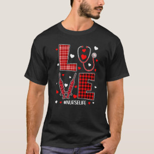 KÄRLEK Play Stethoscope Nurse Life Valentine Day T Shirt