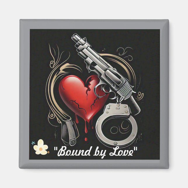 "Kärlek Poison" Magnet (Framsidan)