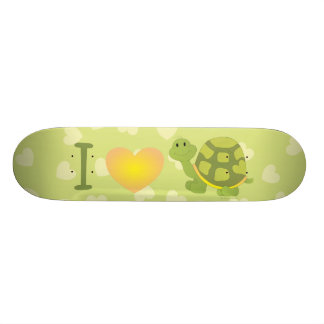 Kärlek Pop Turtle Old School Skateboard Bräda 18 Cm