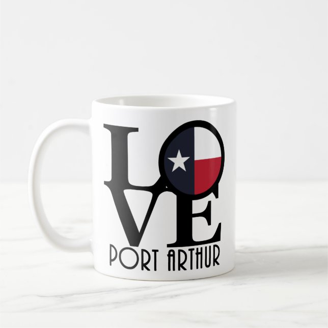 KÄRLEK Port Arthur 11oz Kaffemugg (Vänster)