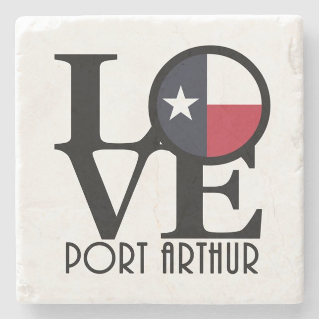 KÄRLEK Port Arthur Texas Texas Stenunderlägg (Framsidan)
