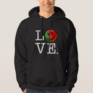 Kärlek Portugal ler Flagga Sweatshirt