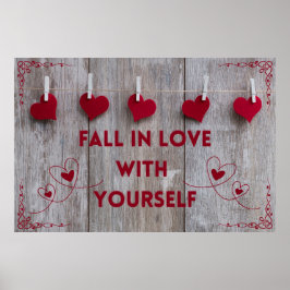 "Kärlek" Positive Wall Art Poster
