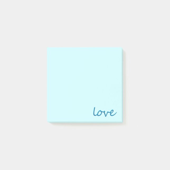 kärlek post-it block (Framsida)