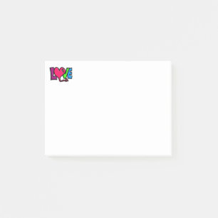 Kärlek Post-it Block