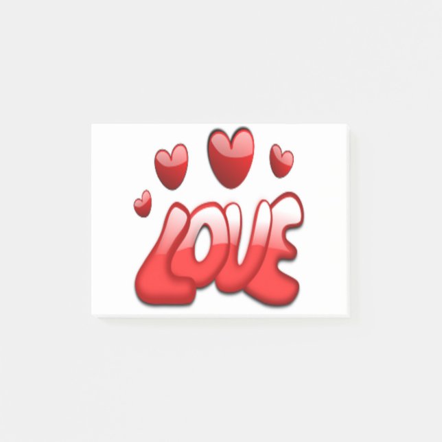 KÄRLEK POST-IT BLOCK (Framsida)